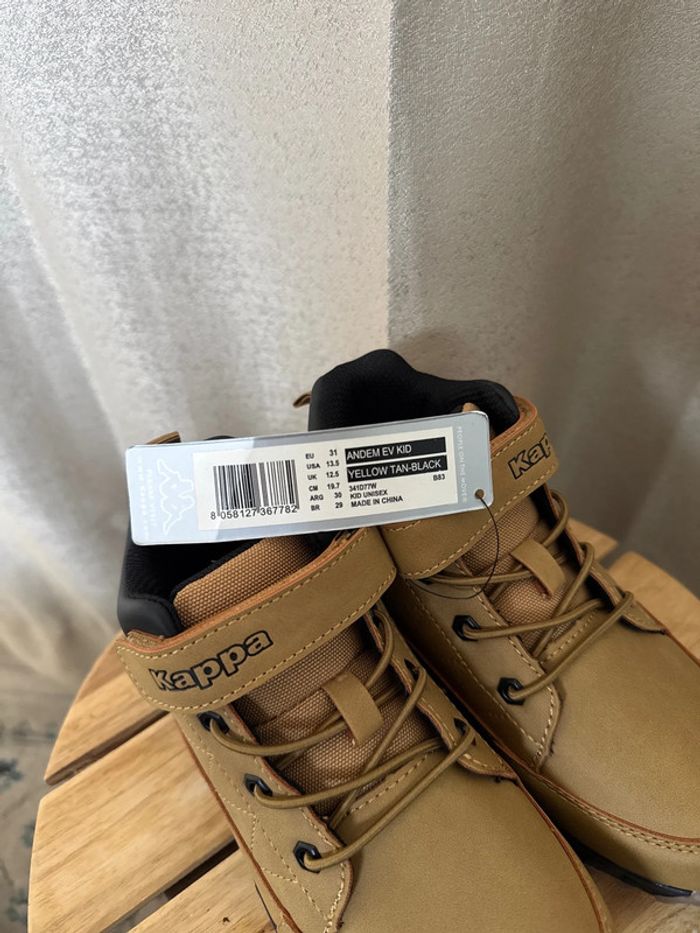 Chaussures montantes enfant Kappa camel – Neuf avec étiquette – Pointure 31 - photo numéro 7