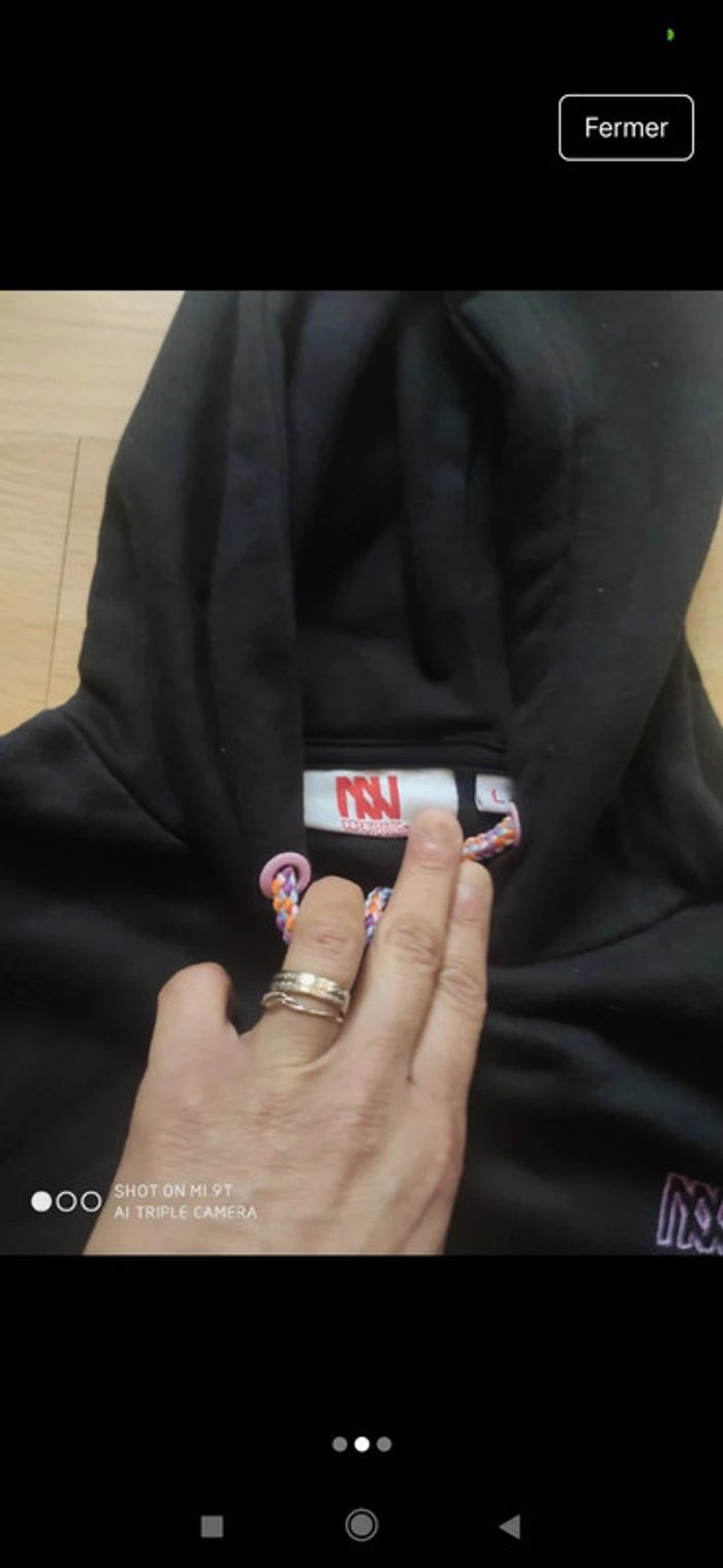 Sweat à capuche pull dorotennis L - photo numéro 2