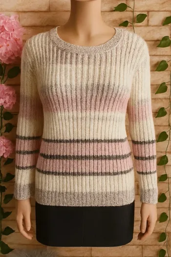 🌸Pull Laine Tons rose Taille Unique 🌸