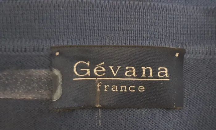 Gilet femme bleu "Gévana" taille M - photo numéro 5