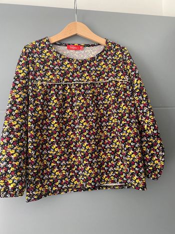 Blouse fleurie 8 ans