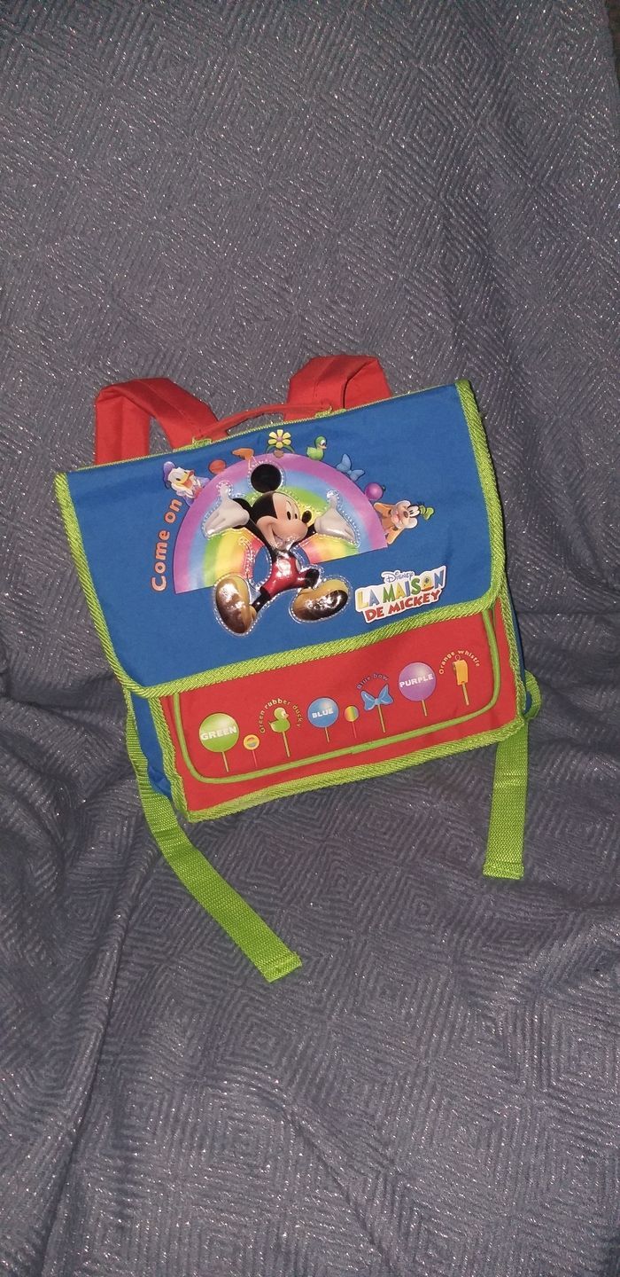 💼 Cartable " La Maison de Mickey " Disney