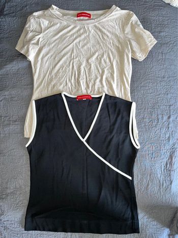 Lot de 2 tops Manoukian taille 1