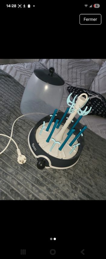 stérilisateur et égoutte biberons Babymoov Turbo Steam 