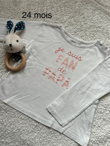T shirt manche longue 24 mois