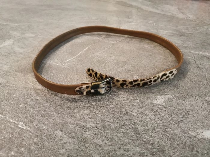 Ceinture léopard femme