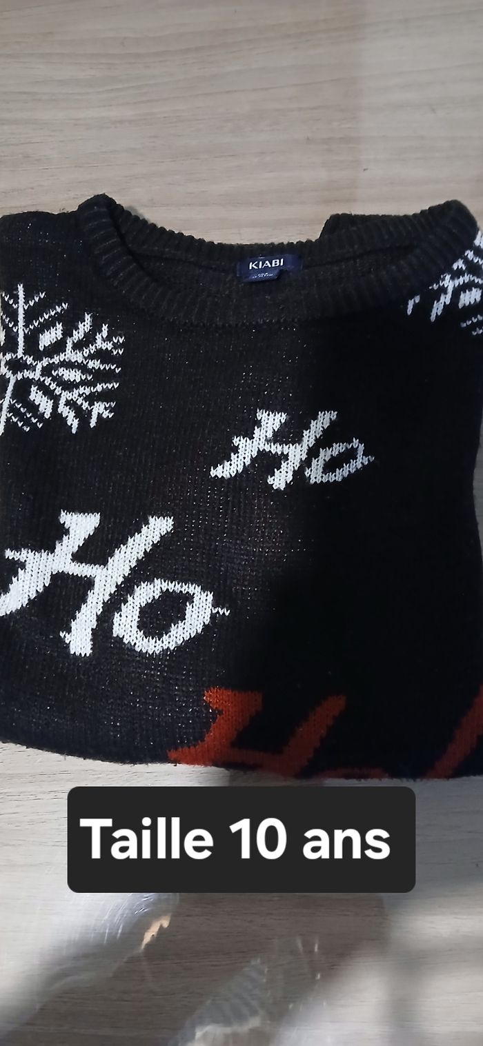 Pull de Noël garçon Taille 10 ans marque Kiabi - photo numéro 4