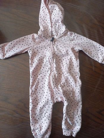 Combinaison légère/surpyjama rose H&M 6mois