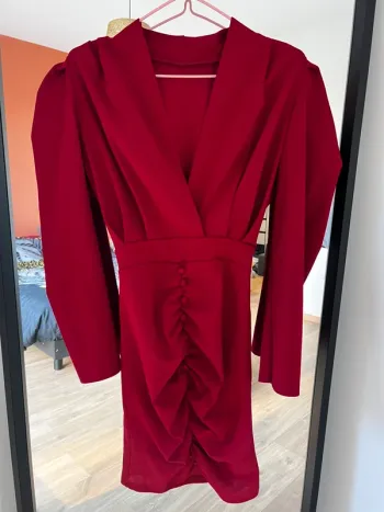 Robe bordeau Boutique Indépendante S/M