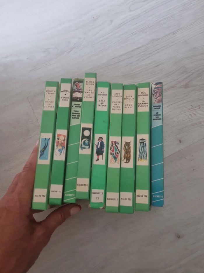 Lot 9 bibliothèques vertes - photo numéro 3