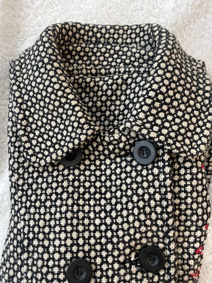 Veste chiné noir et blanc - esprit Desigual - photo numéro 2