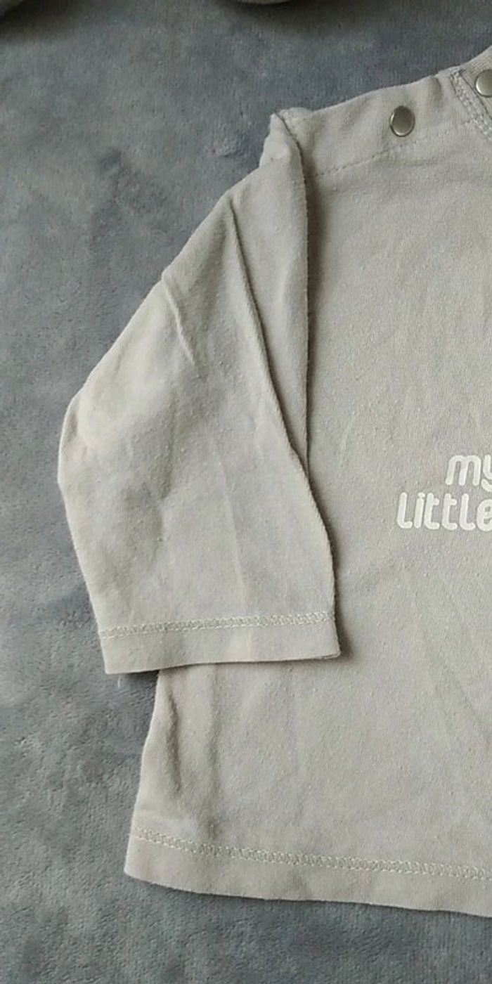 Tee shirt manches longues Garçon 9 mois "lapin" My little Kitchoun - photo numéro 3