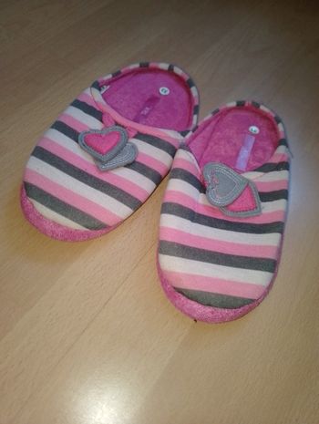 Pantoufle chausson rose TEX p.33