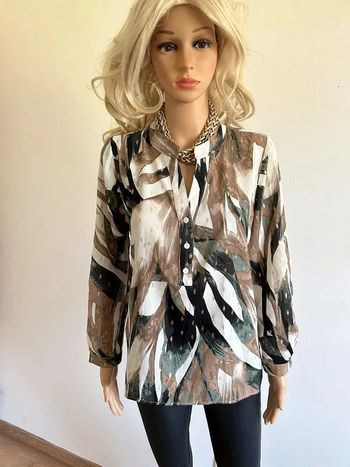 Blouse imprimée à manches longues Vicvia taille L jamais portée (taille petit)