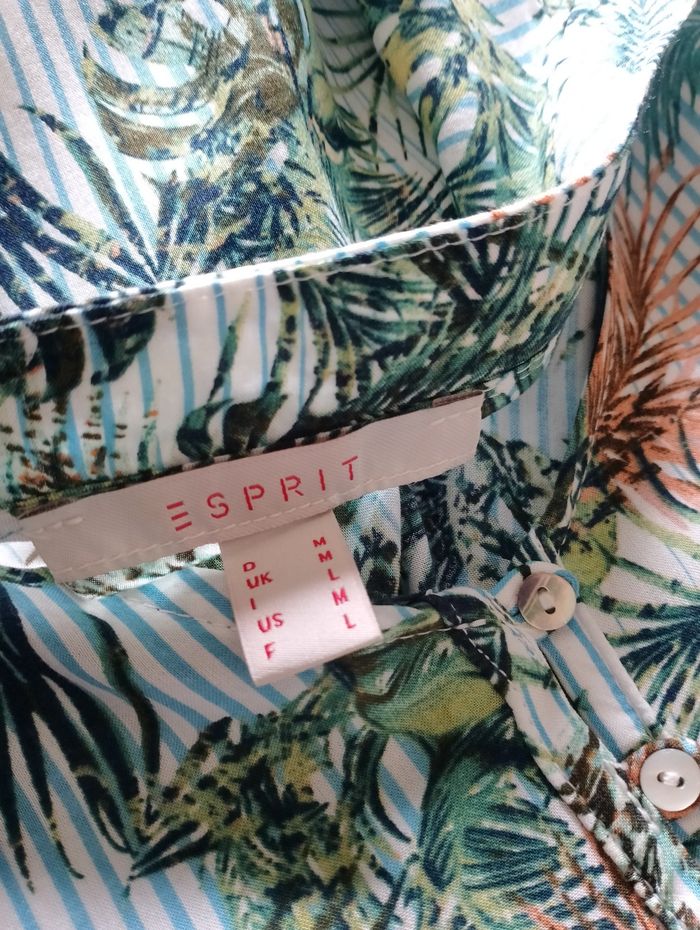Blouse imprimée manches longues Esprit - photo numéro 5