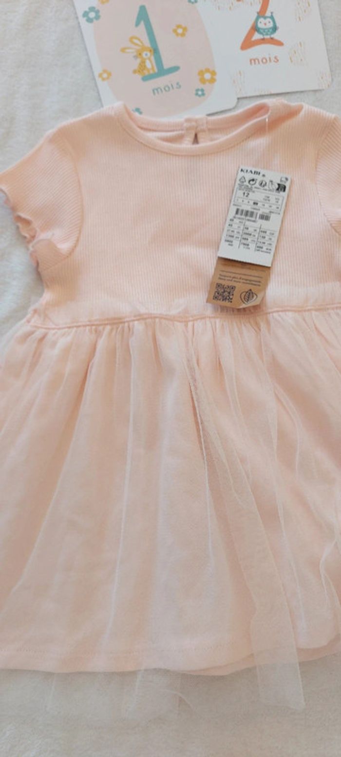 Robe bébé fille 12 mois été neuve