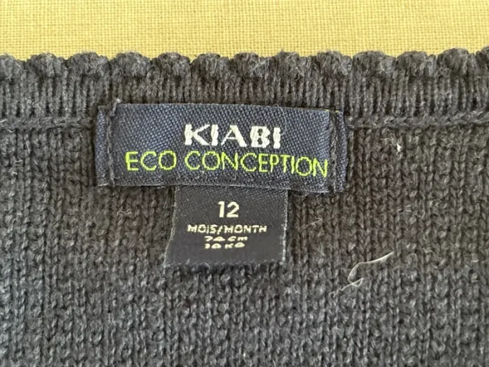 Gilet Kiabi 12 mois - photo numéro 2