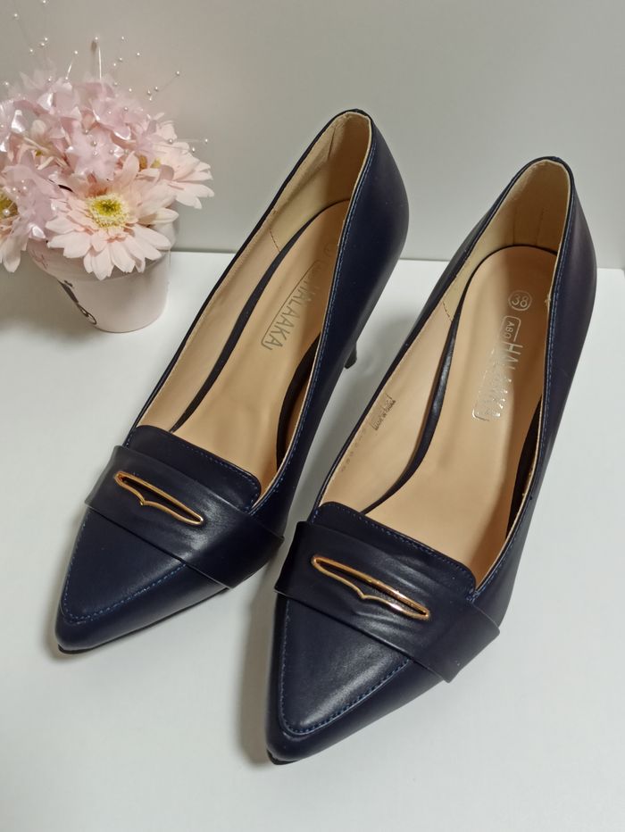 Escarpins bleu marine Neuf