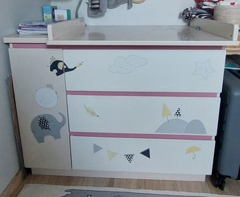 Table à langer commode Sauthon