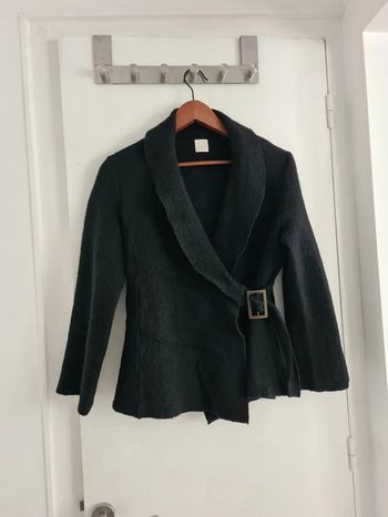 Veste portefeuille en laine Camaïeu