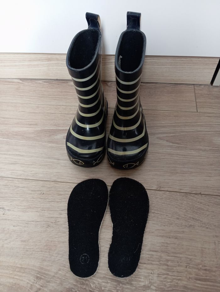 Botte de pluie taille 21 en très bon etat - photo numéro 2