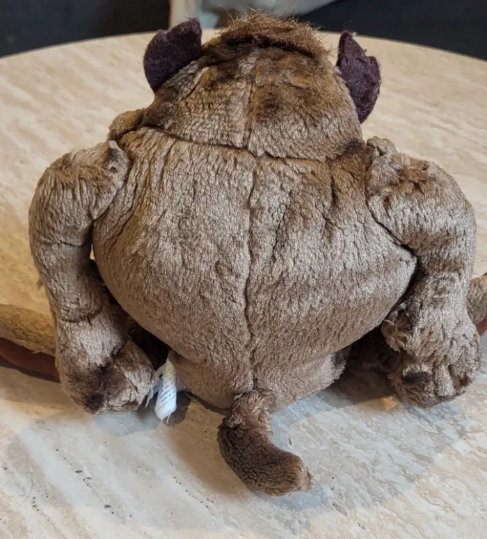 Peluche vintage Taz Looney Tunes Collector - Marron - Très bon état - photo numéro 5
