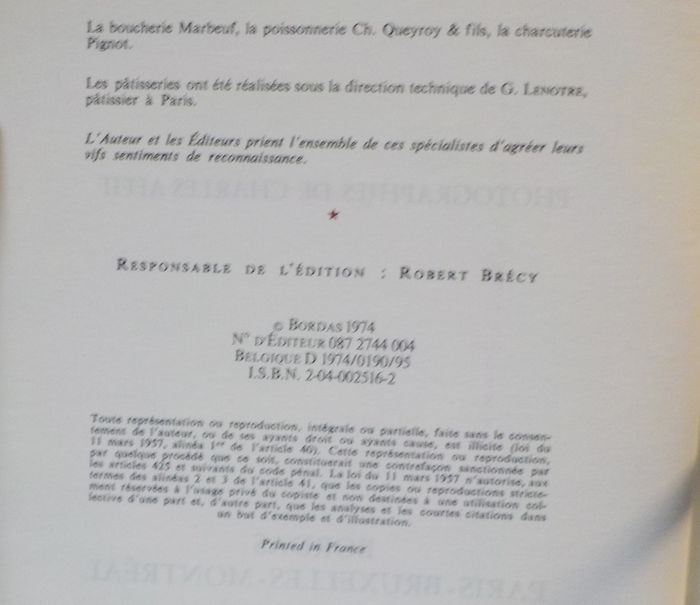 LA CUISINE par Raymond OLIVER Ed. France Loisirs 1974 - photo numéro 7