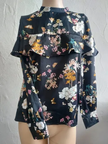 Chemisier à motif floral Taille S