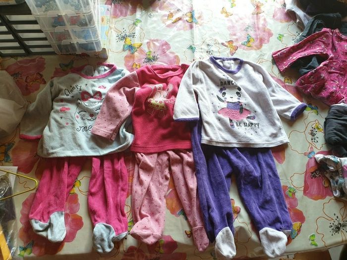 Lot de 3 pyjamas 2 pièces 12mois