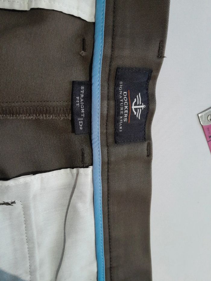 Pantalon coton dockers straight fit 38×29 - photo numéro 5
