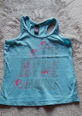 Tee-shirt sans manches à bretelles été fille 3 ans