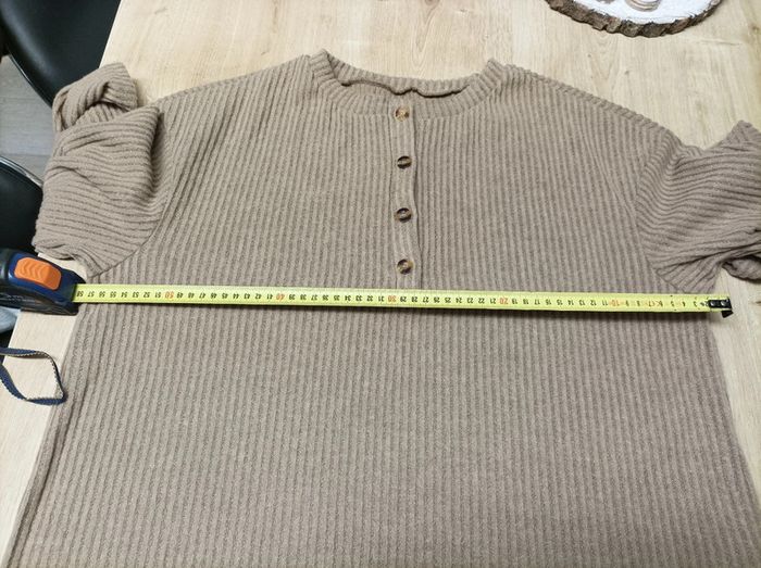 Pull léger marron clair - photo numéro 5
