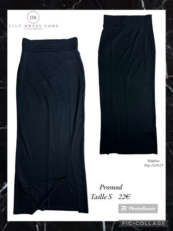 🖤 Jupe longue noire Promod – Taille S SOLDÉ -50% 🖤