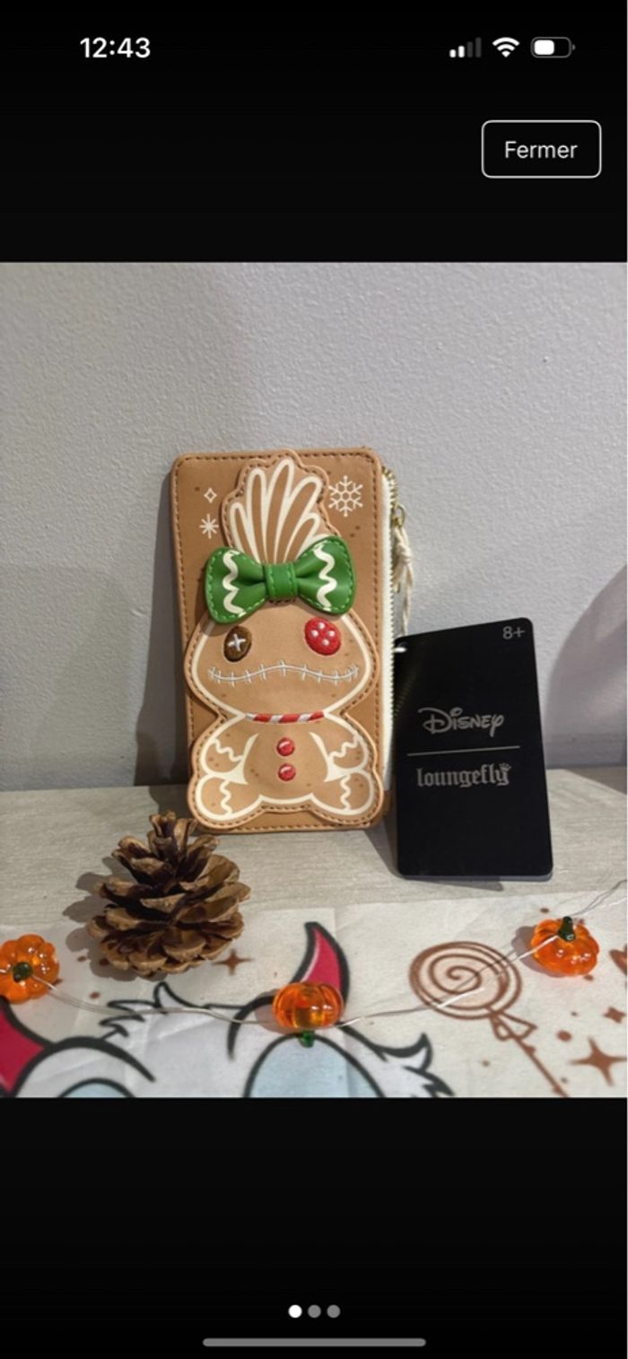 Porte-monnaie souillon Noël