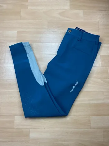Pantalon d’équitation Mr Castle – Bleu – Taille 34