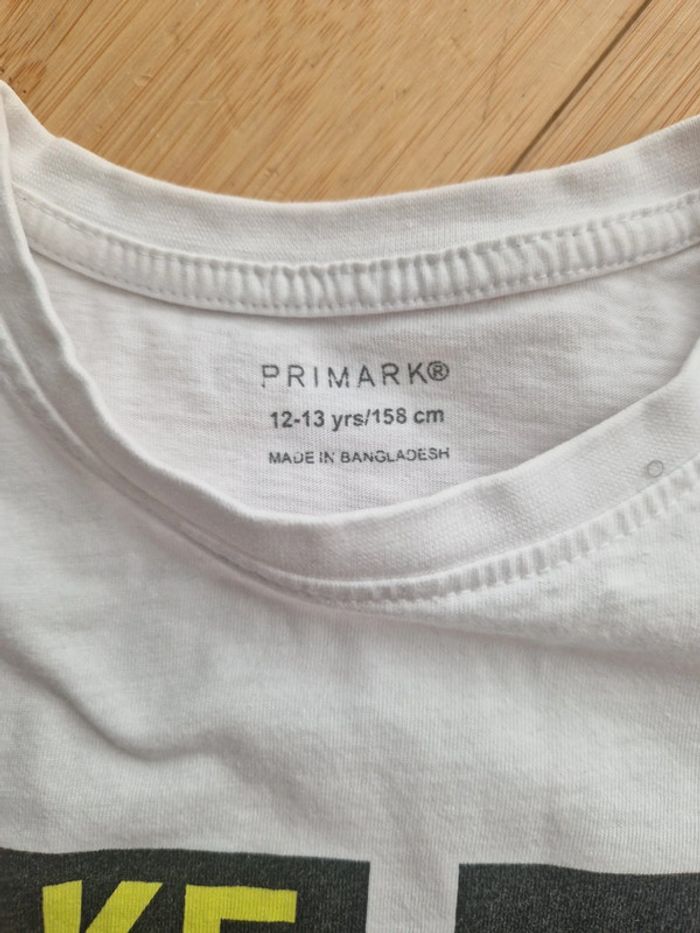 T-shirt manches courtes garçon 12/13 ans Primark - photo numéro 3