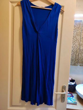 robe bleu roi camaieu