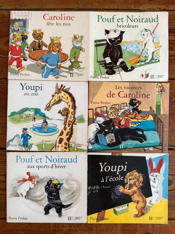 Caroline Câlin - Lot de 6 livres bd albums Pierre Probst Hachette Jeunesse