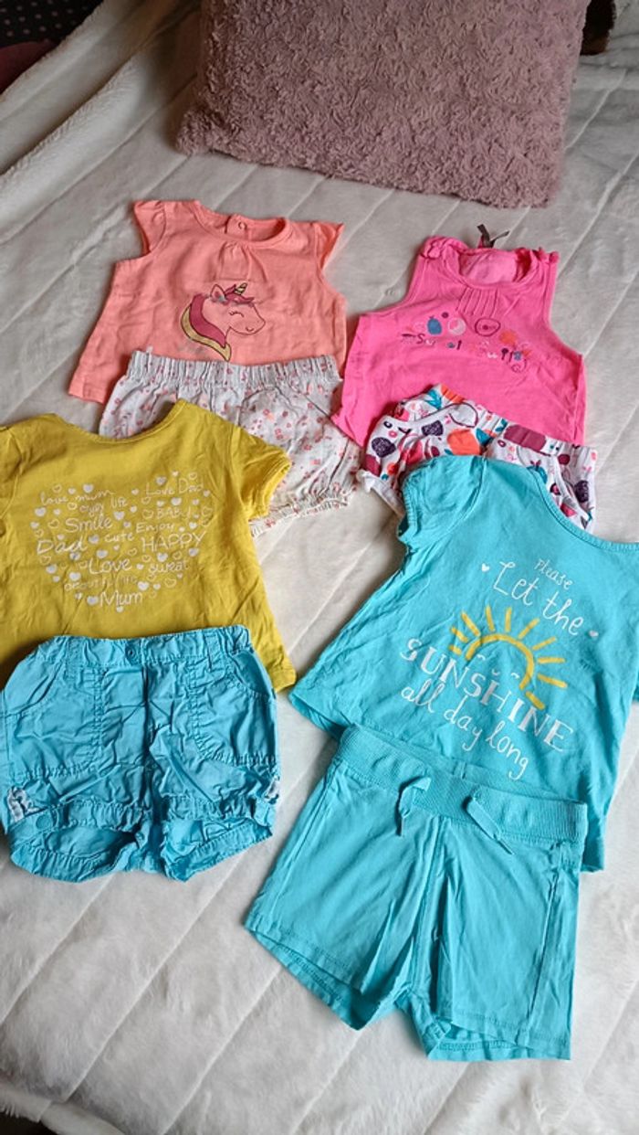 Ensembles short et tee-shirt