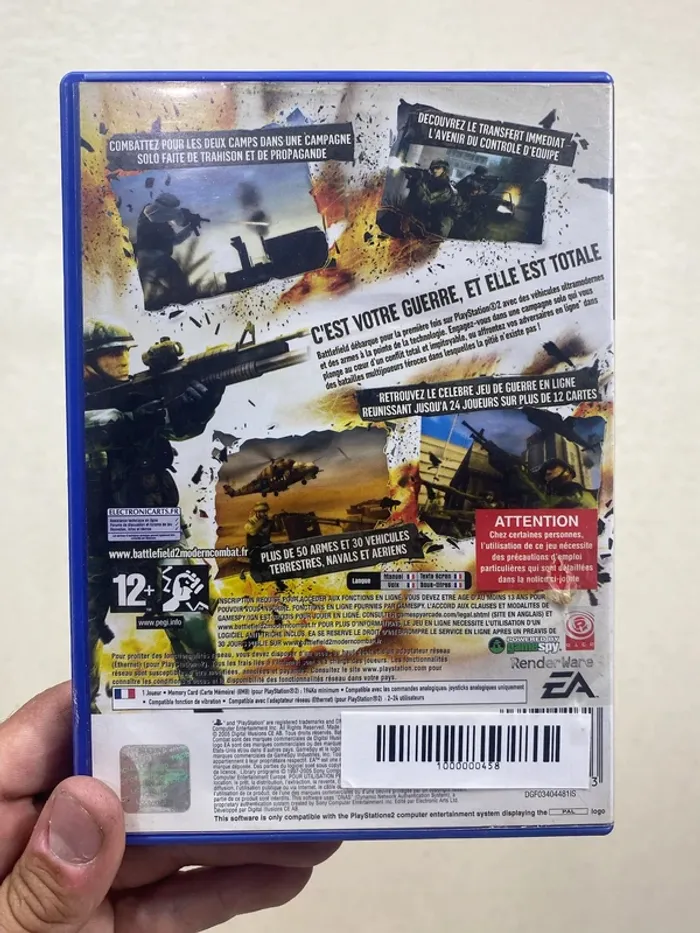 🎮 Jeu PS2 - Battlefield 2: Modern Combat (Complet, PAL, VF) - photo numéro 2