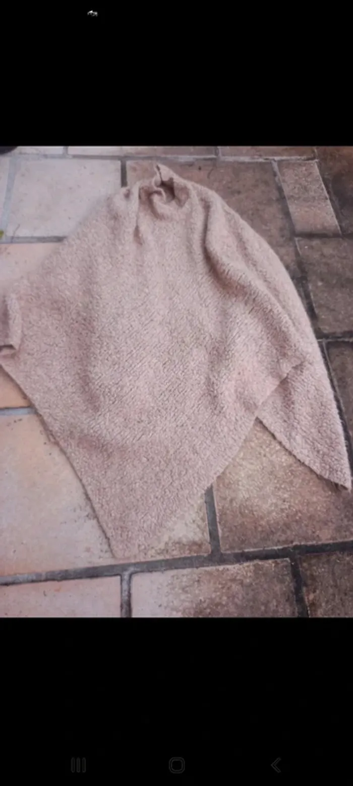 Gros poncho ultra-confort pure laine - photo numéro 5