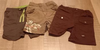 Lot shorts 18 mois