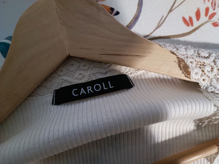 Cache coeur neuf Caroll blanc cassé - photo numéro 4