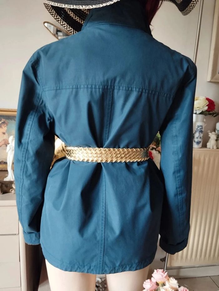 🌿Blouson Bleu Pétrole Unisexe Collection Vintage Aigle Taille 38/40🌿 - photo numéro 8