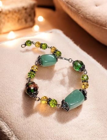 Bracelet en perles style bohème vintage