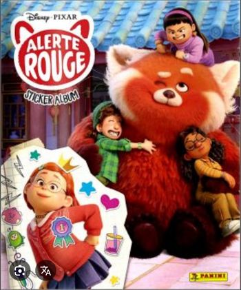 Collection de stickers et cartes du film "alerte rouge" neufs