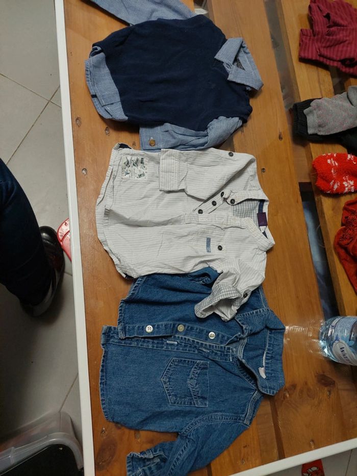 Lot chemise bébé 6 mois