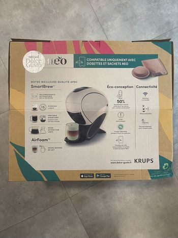 Cafetière dolce gusto néo remise 25% code fantome25