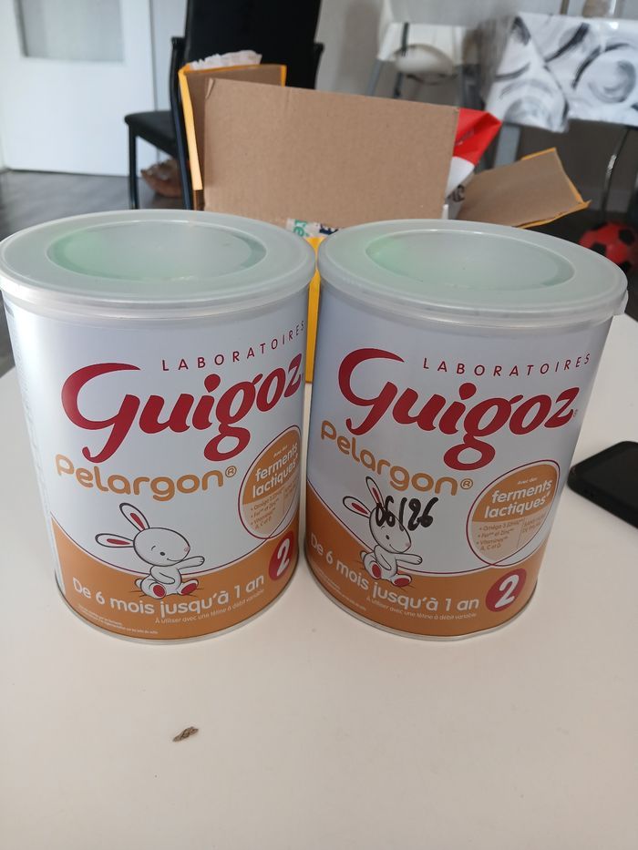 Guigoz pelargon deuxième âge