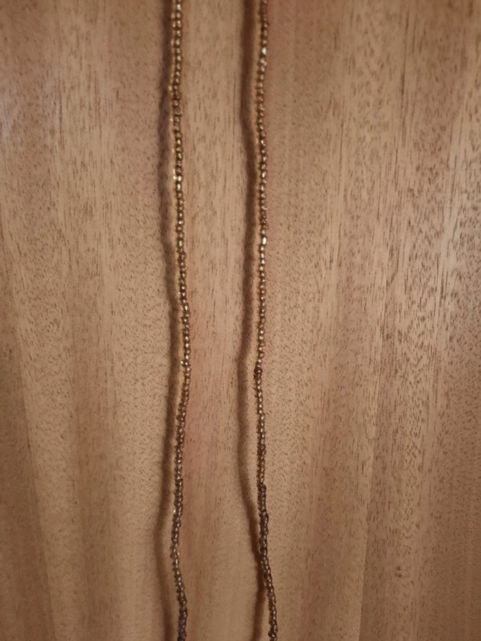 Collier sautoir jaune - photo numéro 2